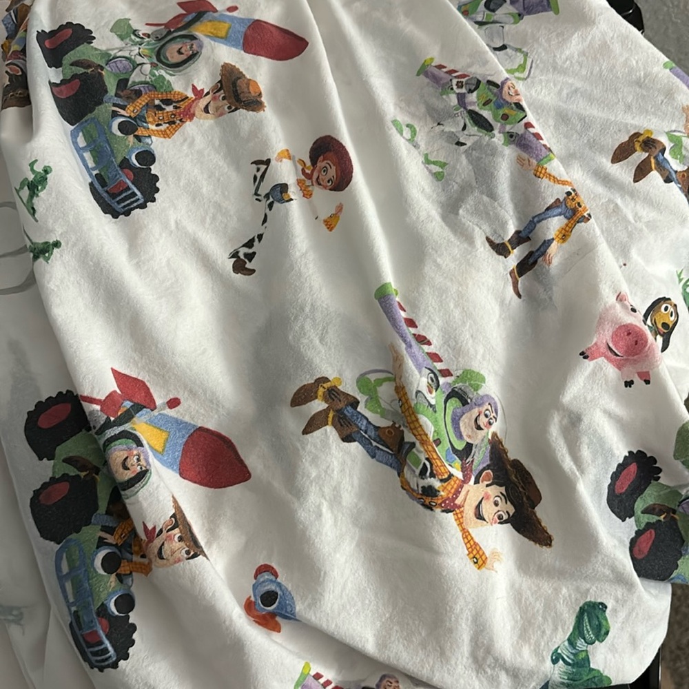 Toy Story pottery barn sheets- full size